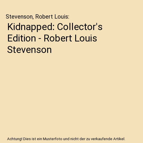 Kidnapped collector edition - kidnapped:, collector's